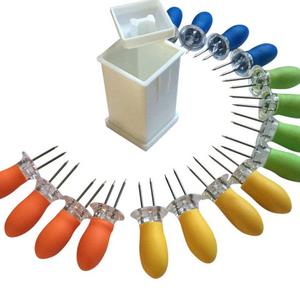 Butter Your Corn Set with Jumbo Corn Cob Holders (For 8) and Norpro Butter Spreader