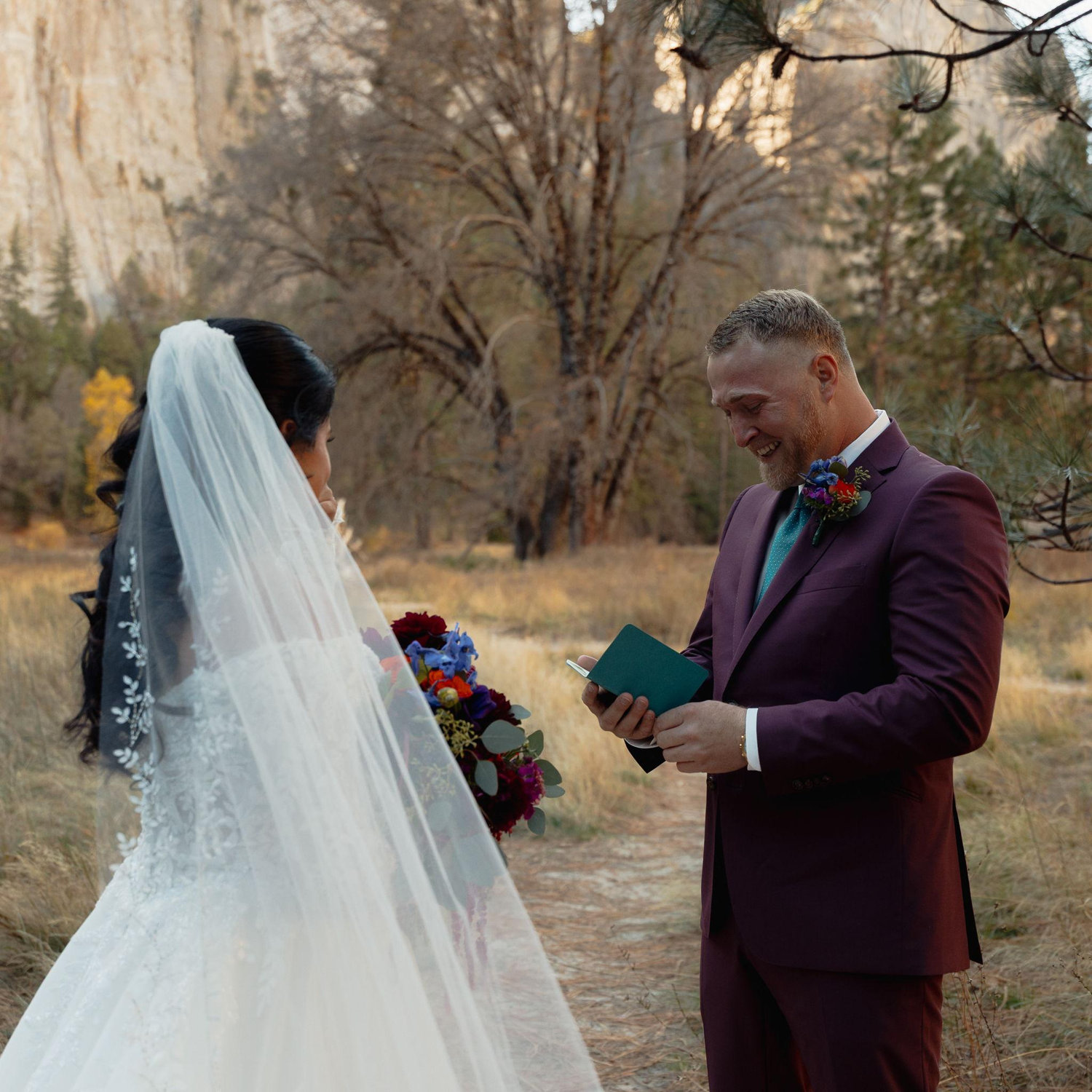 Reading our vows((: