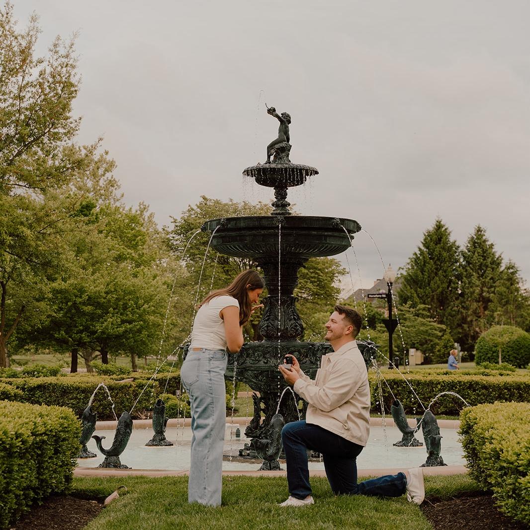 He dropped to a knee and asked me to marry him!