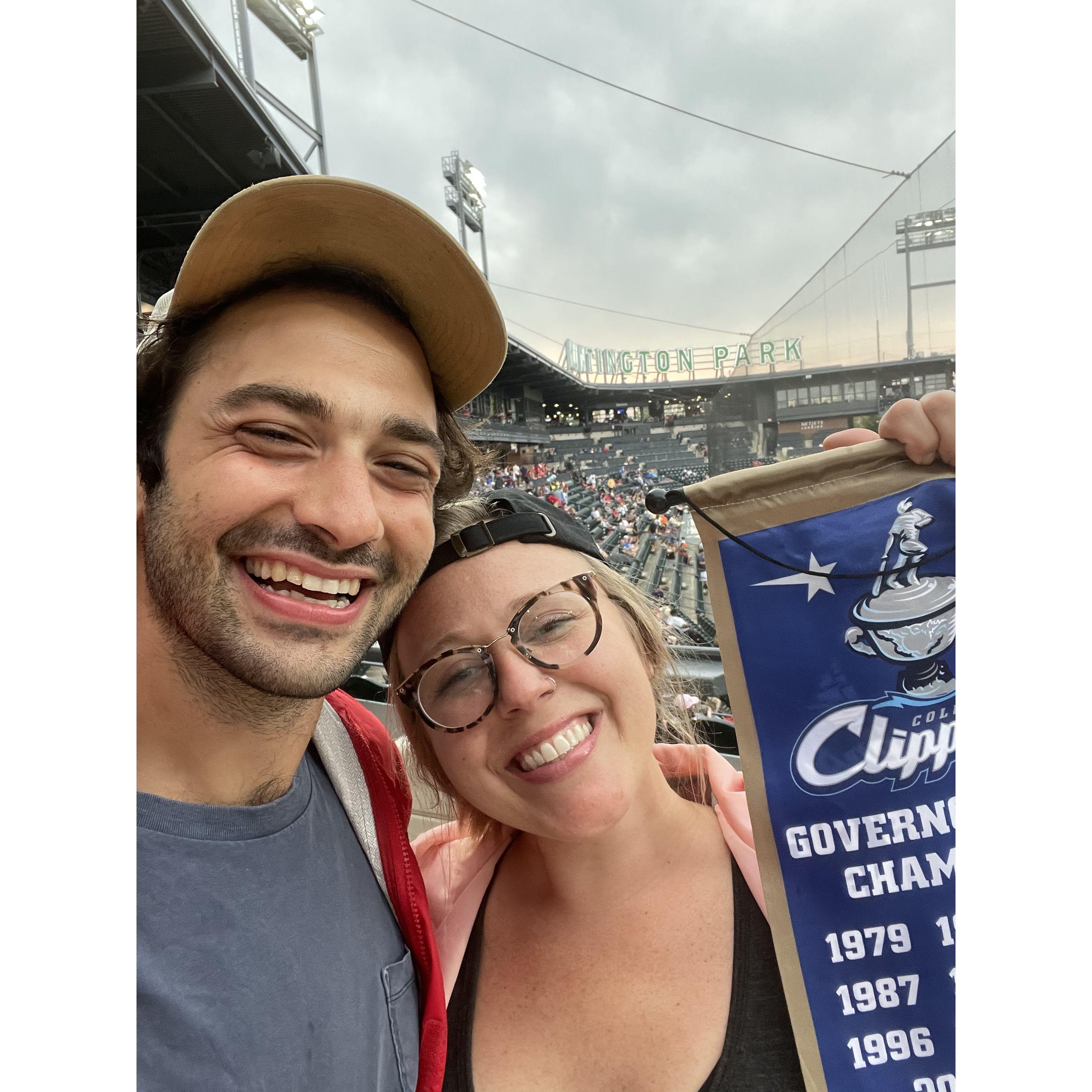 Bobby visits Ohio and meets Annie's parents.  The couple goes to their first baseball game, the Columbus Clippers. HOW WOULD IT GO?! Bobby was hopeful more games could be in their future. June 2021.