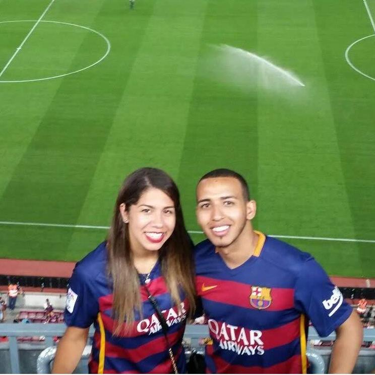 Summer 2015 - futbol game in Barcelona, Spain