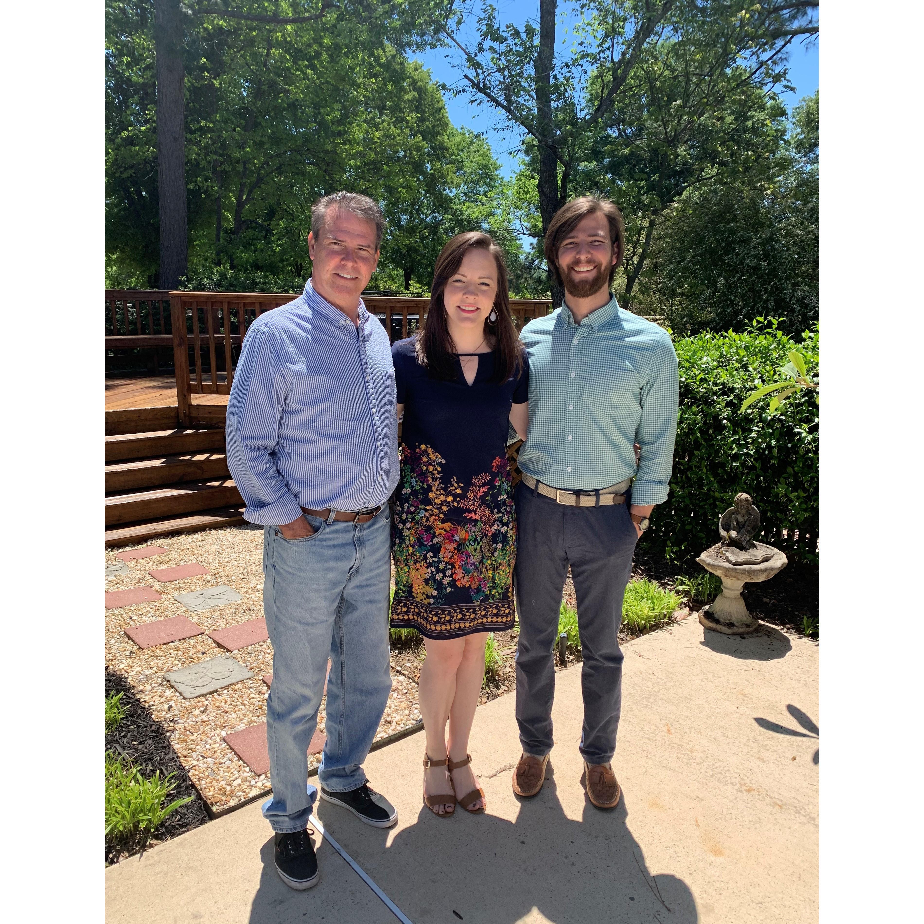 Happy Easter from Bernie, Katherine, and Sean!
April 2019