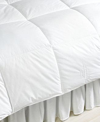 Lightweight Down Alternative King Comforter, Lite Loft Polyester Fill, 100% Cotton Cover
