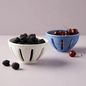 Cottage Berry Basket in Cream | Anthropologie