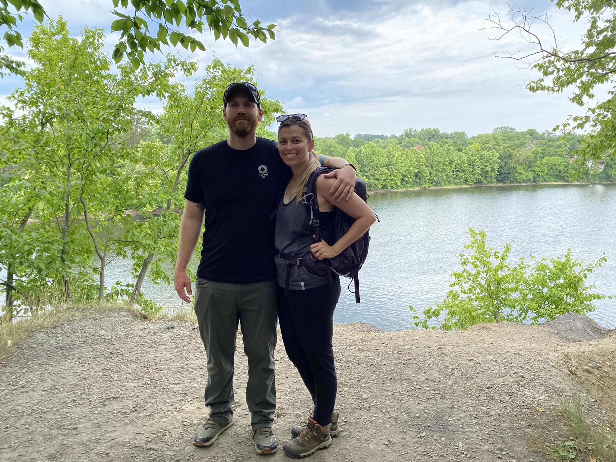 Our first hike near Albany