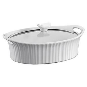 CorningWare® French White® 2.5 qt. Ceramic Oval Casserole