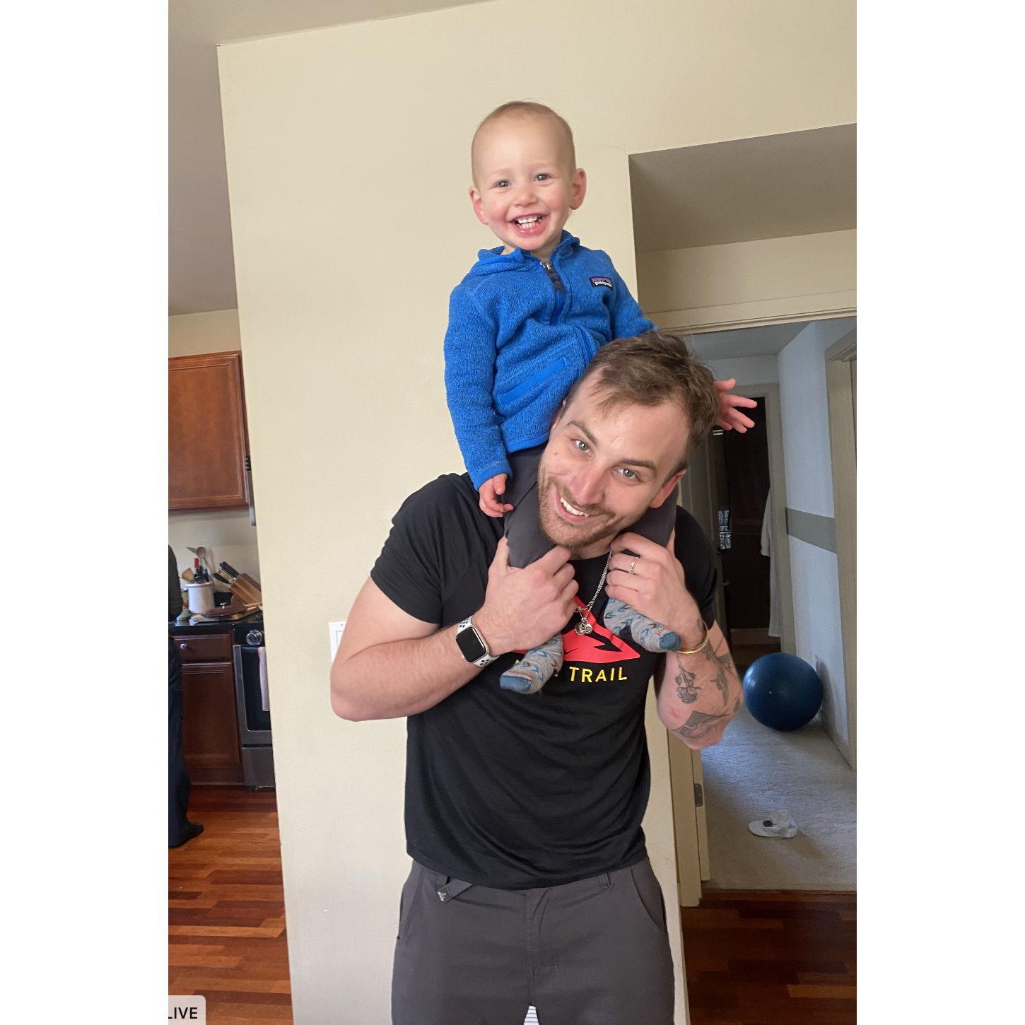 Uncle Matt with Callan