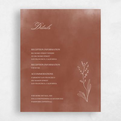Rust, Orange Wedding Enclosure - Dubuque