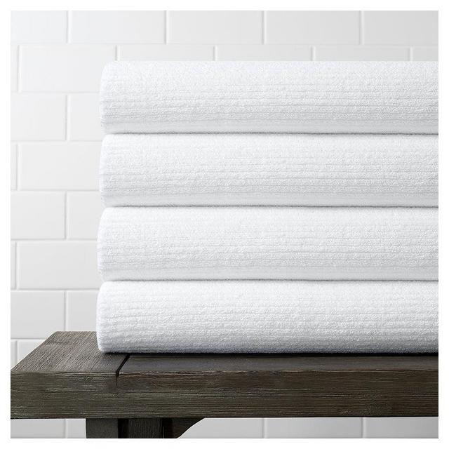 Spa Bath Towel Set of 4 - White