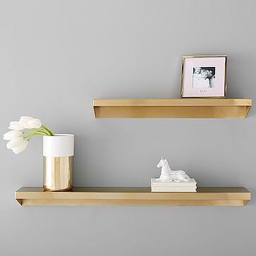 West Elm Floating Metal Wall Shelves