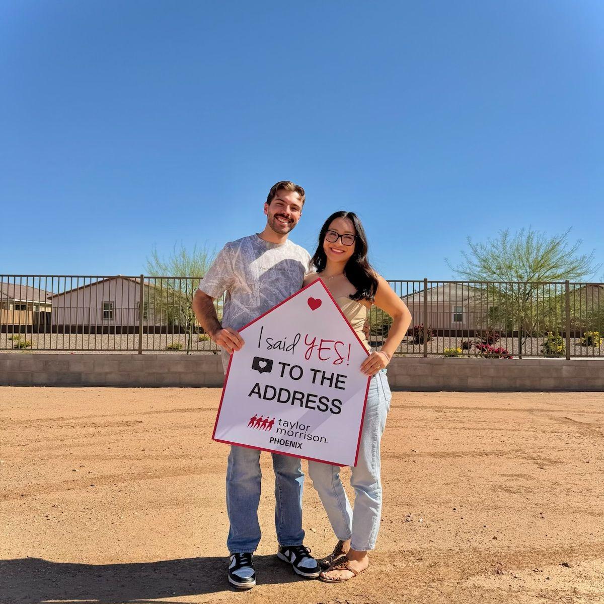 We bought our first home