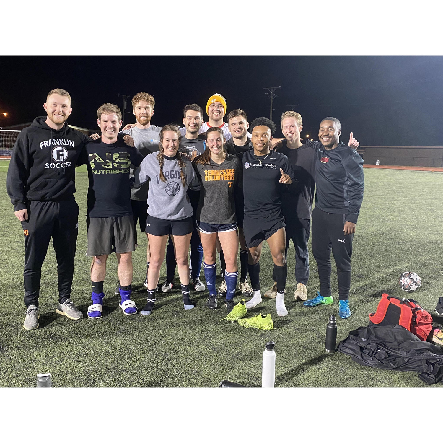 Sidney and Stefanie first got to know each other on a rec soccer team where Stefanie was very impressed with Sidney's skills