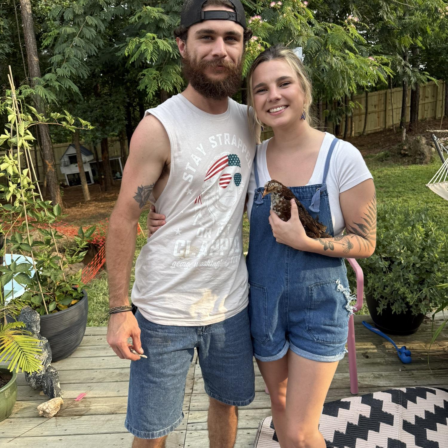 Matt’s favorite holiday! 
❤️🤍💙