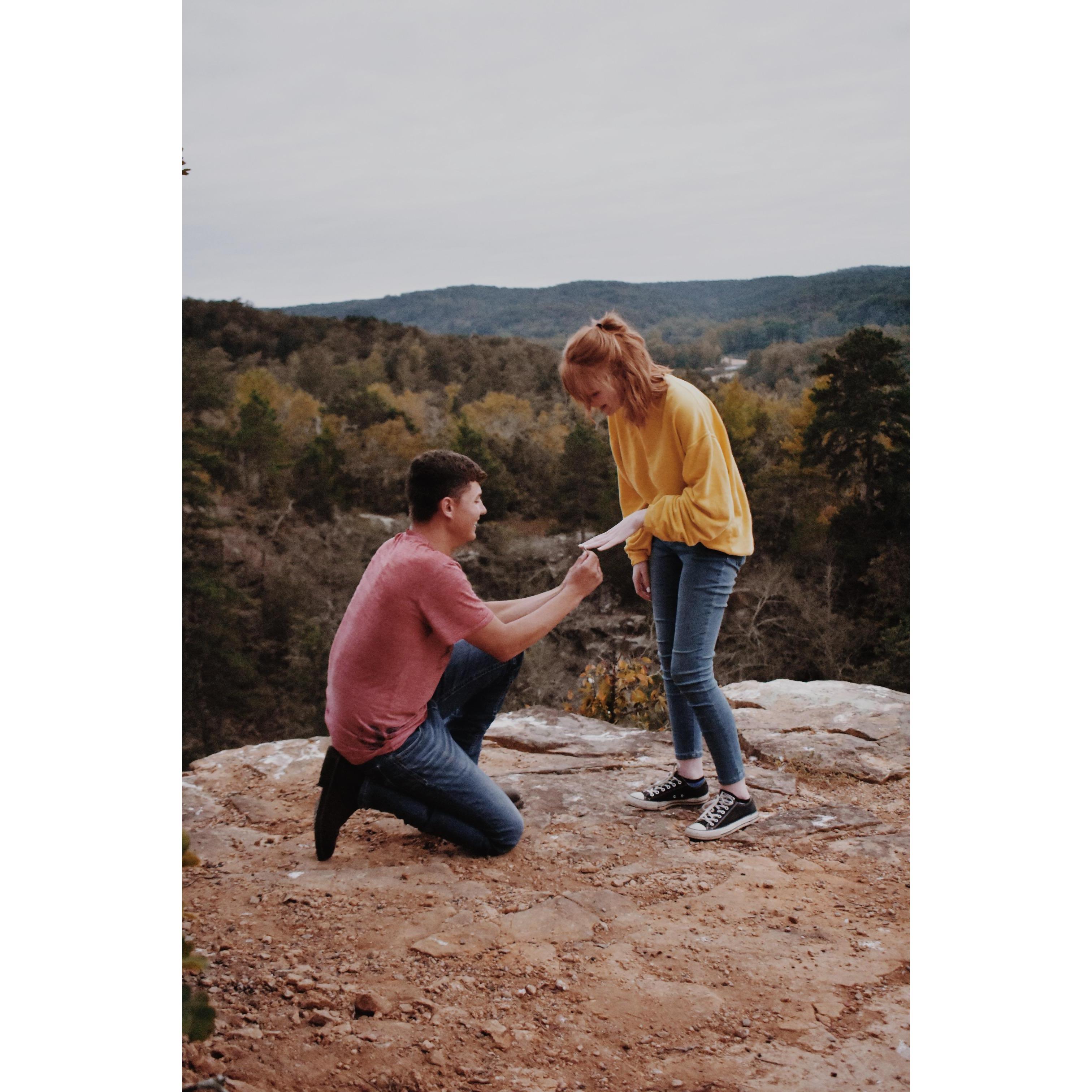 The night Melody said yes!