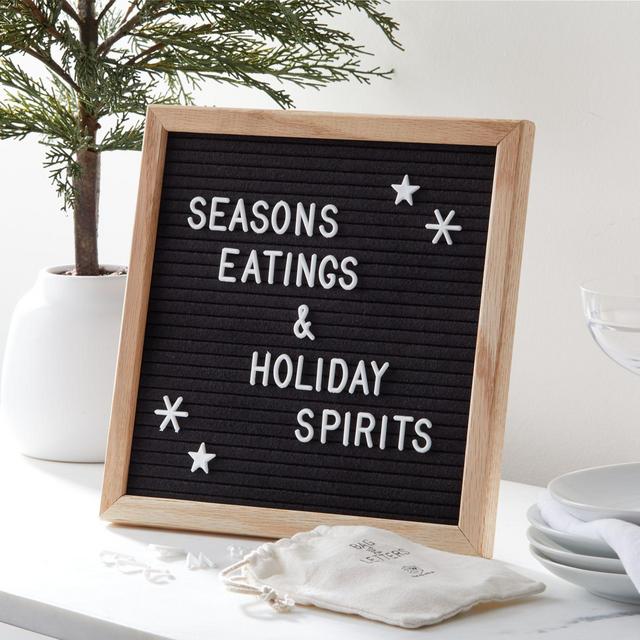 Framed Felt Letter Board