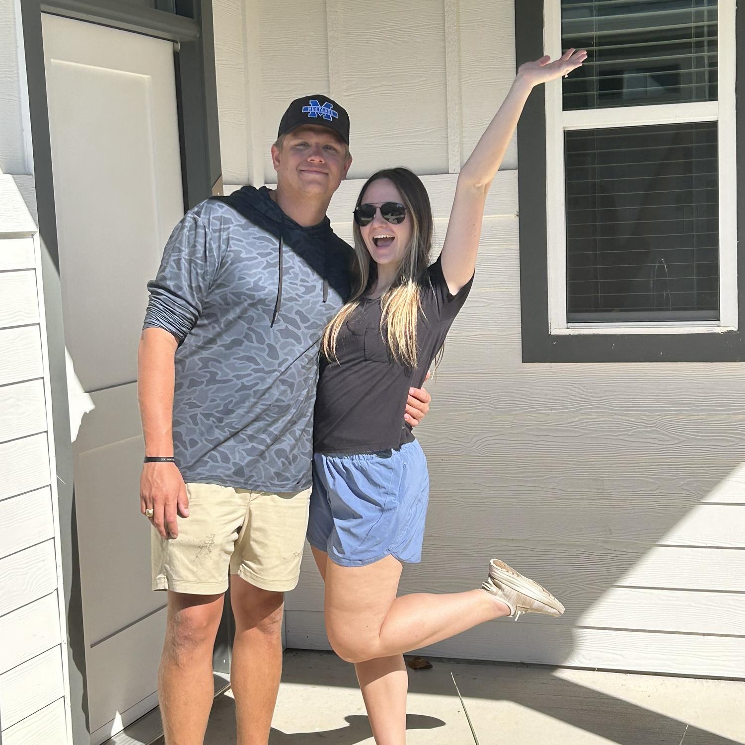 Our first place together!