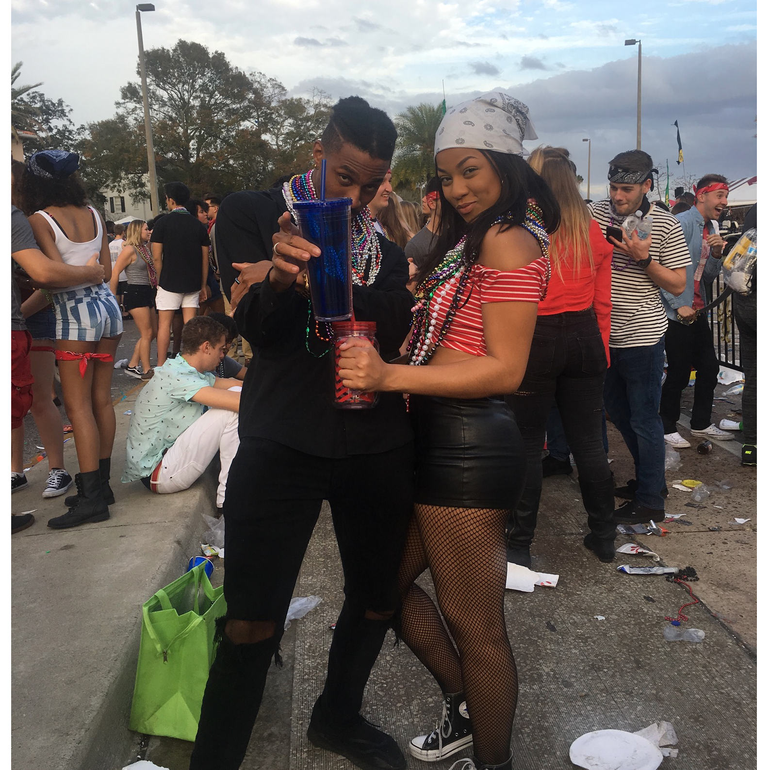 Gasparilla 2018. We were totally coherent--we promise.