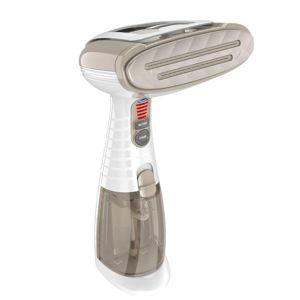 Conair Handheld Garment Steamer for Clothes, Turbo ExtremeSteam 1875W Fabric Steamer, Portable Handheld Design, Strong Penetrating Steam, Amazon Exclusive, White/Champagne