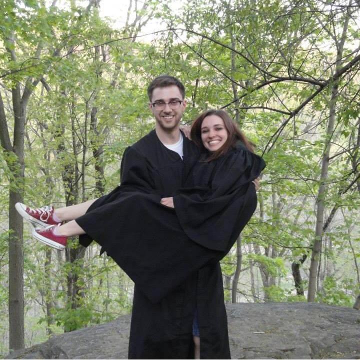 After graduating from Point Park, 2015.