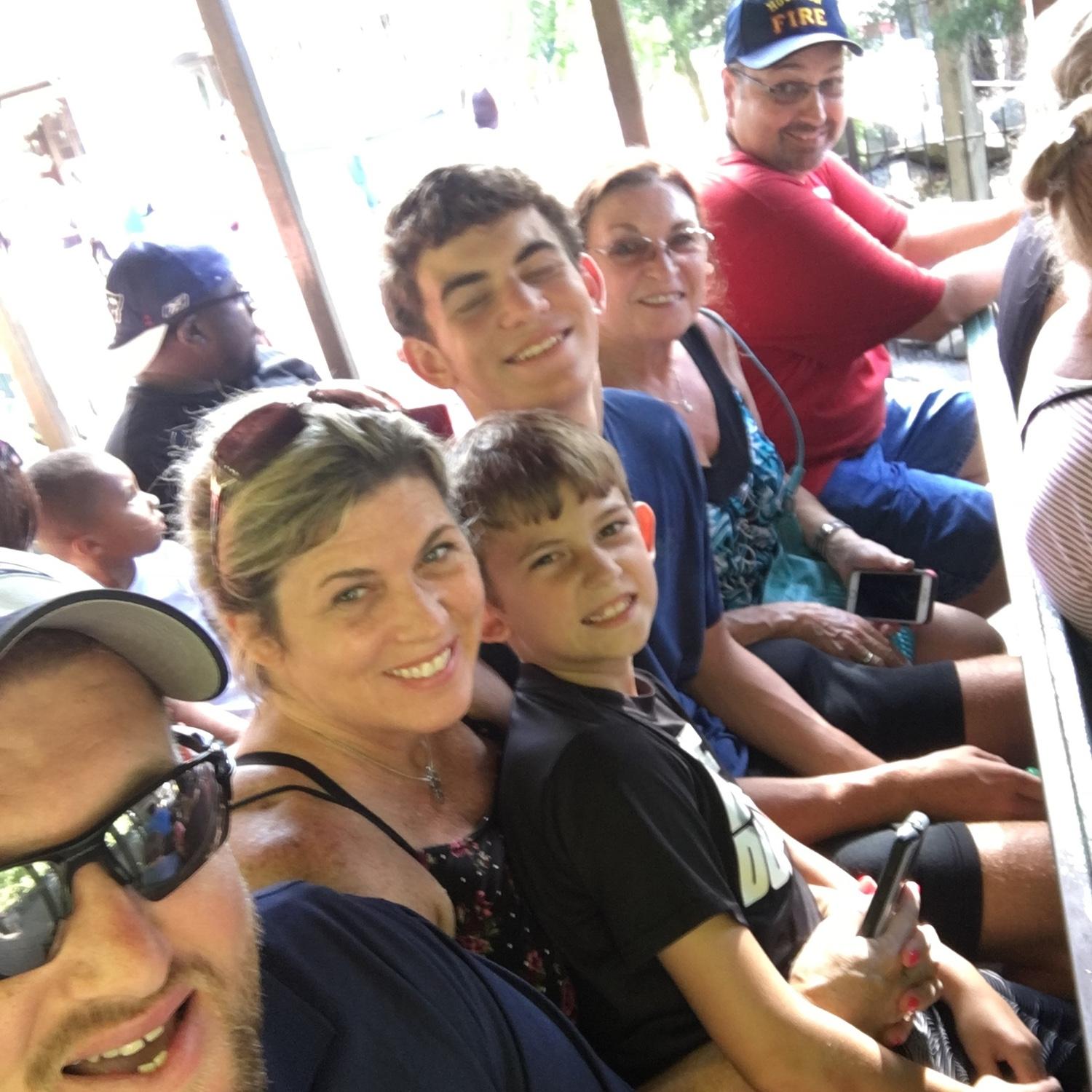 Family trip to Dollywood in 2018.