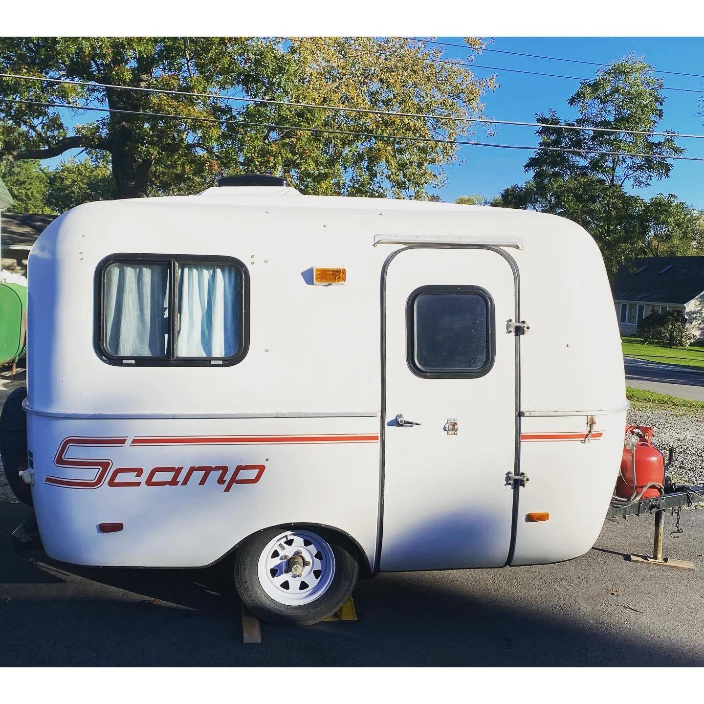 We purchased this Scamp camper in 2021 and have been gutting it, renovating it from the inside out to take on our future adventures!