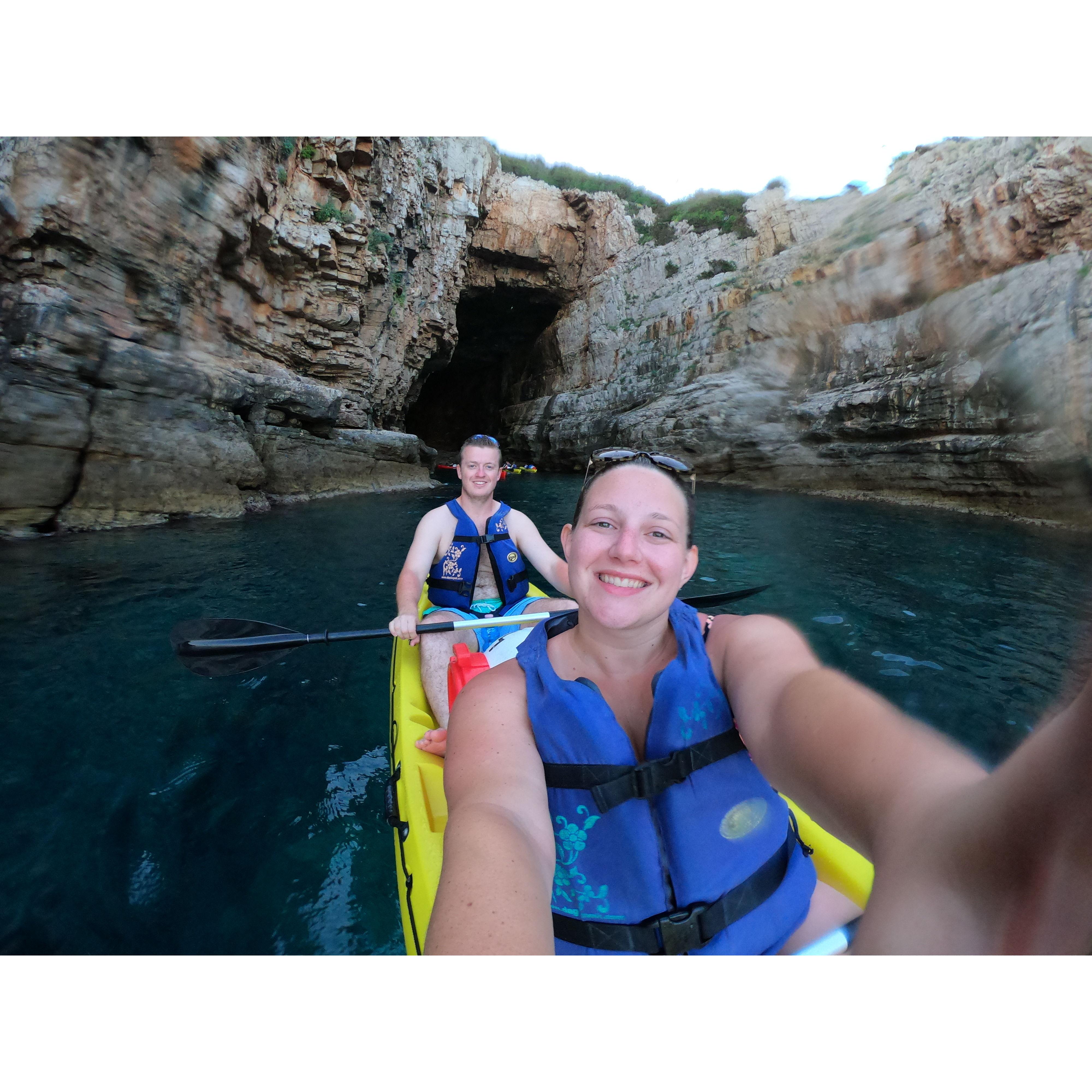 Kayaking in Croatia