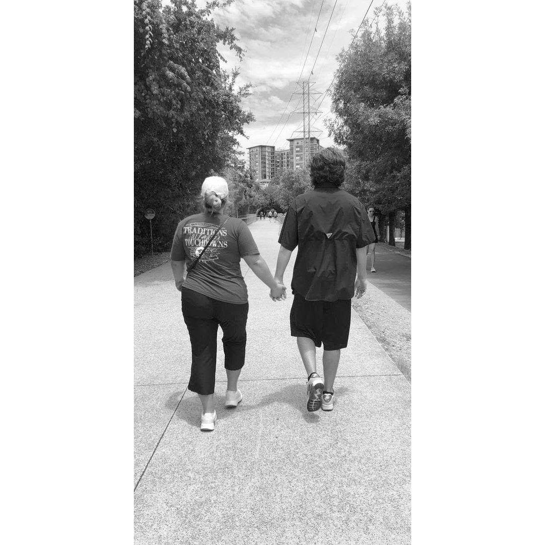 Birthday stroll on Katy Trail in Dallas, TX