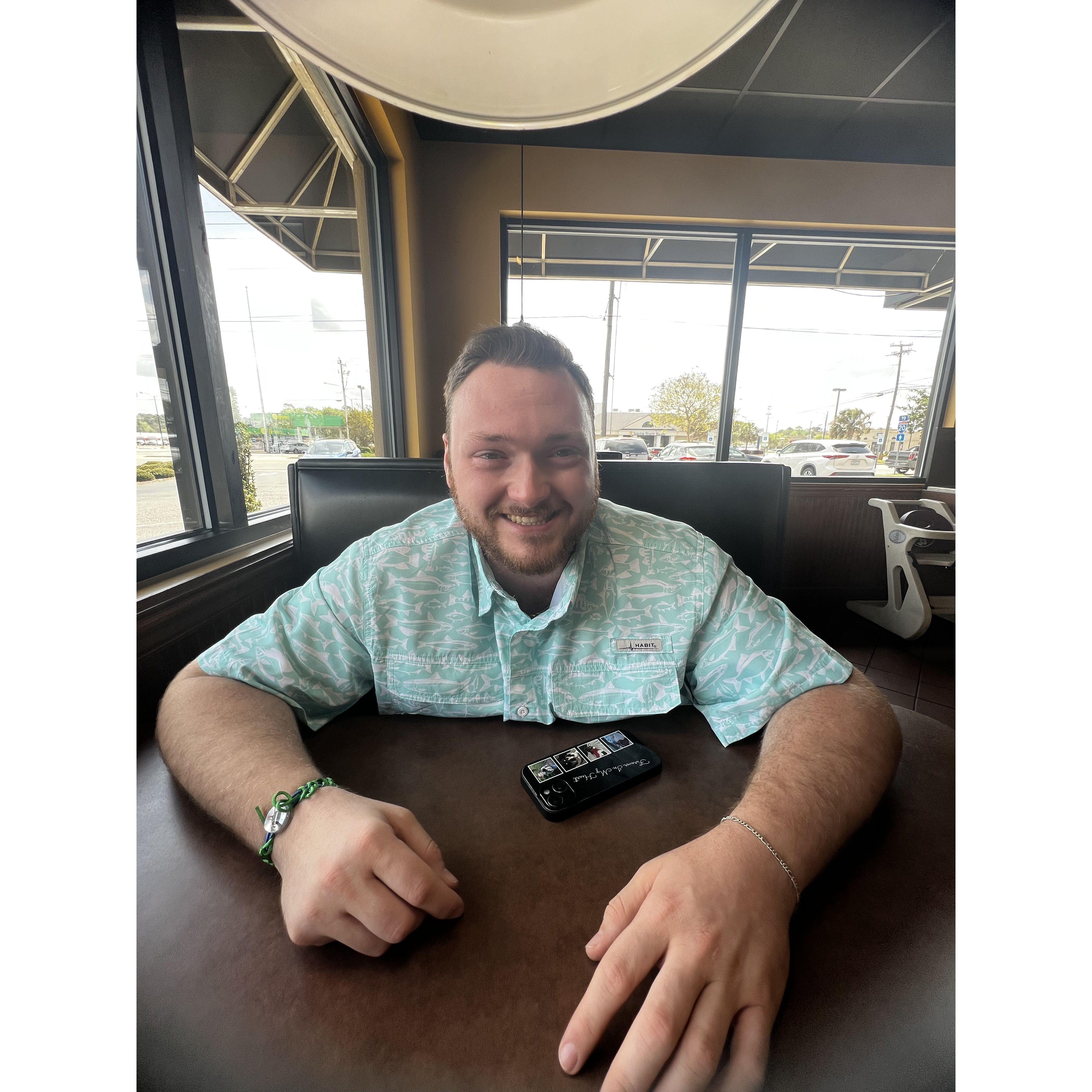 One of our many after church dates