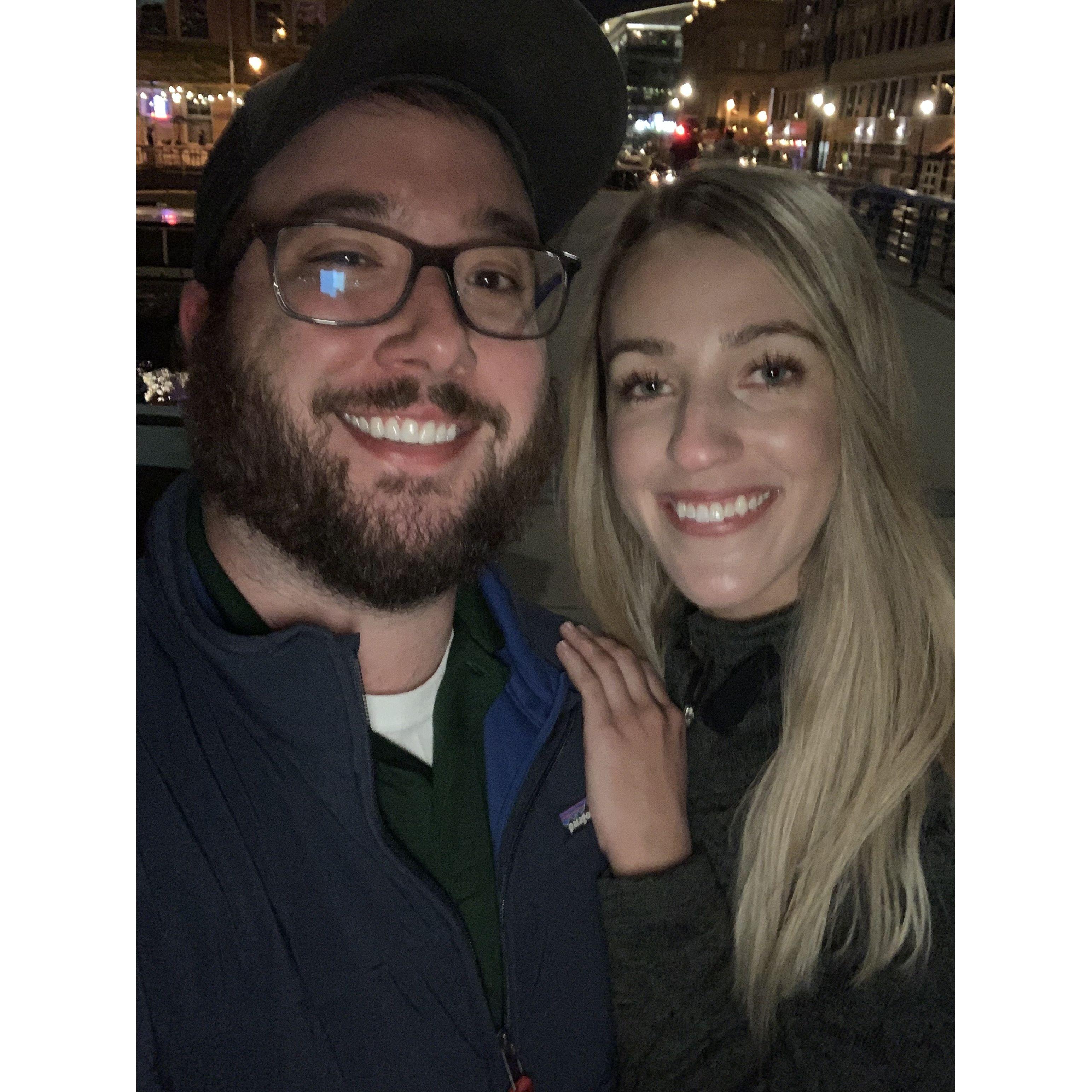 Our 1st date, May 2021.