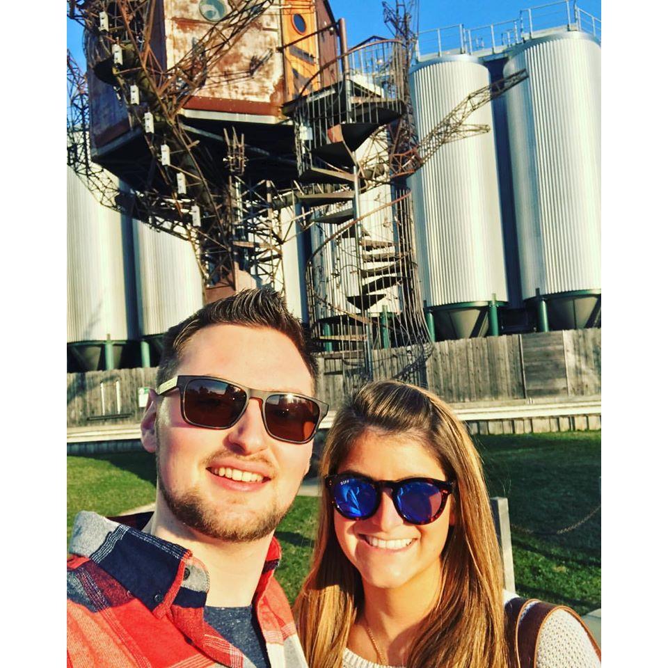 Moving to FL! Pit stop at the tree house at Dogfish Head Brewery