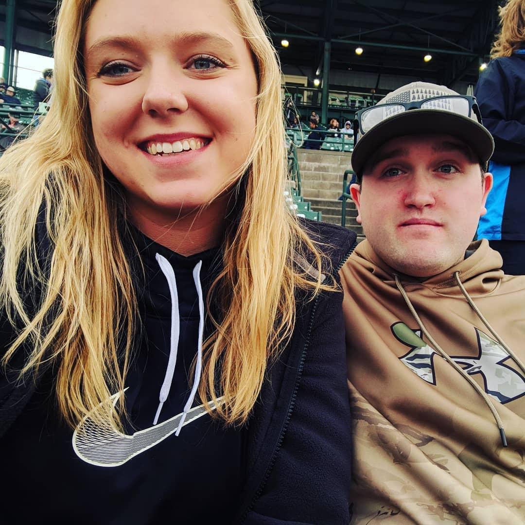 Our first Red Wings game together