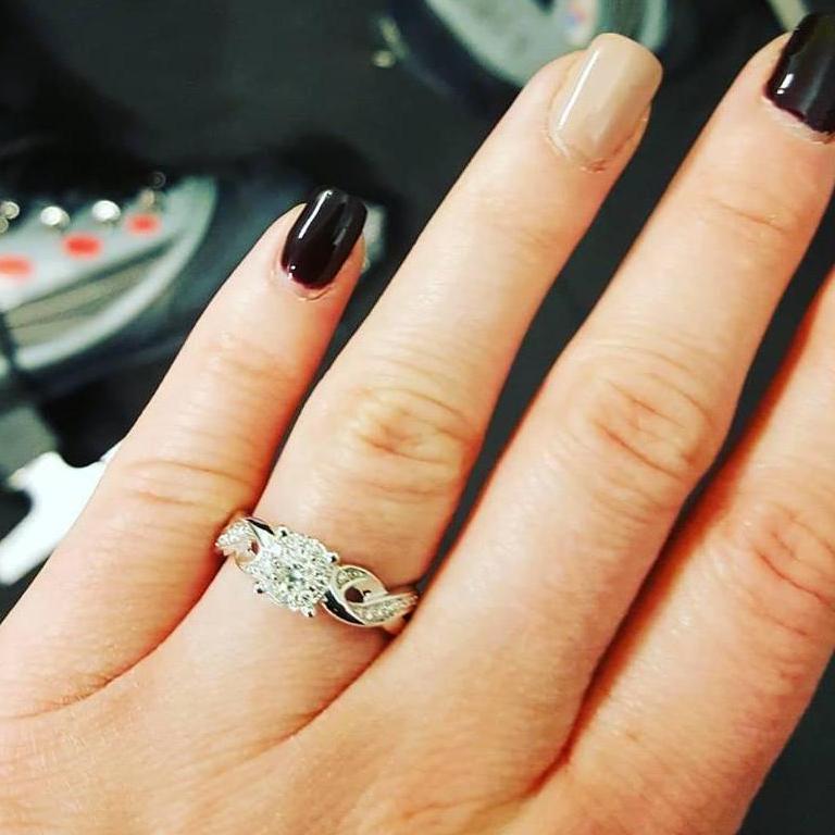 Can't stop staring at my beautiful ring!
