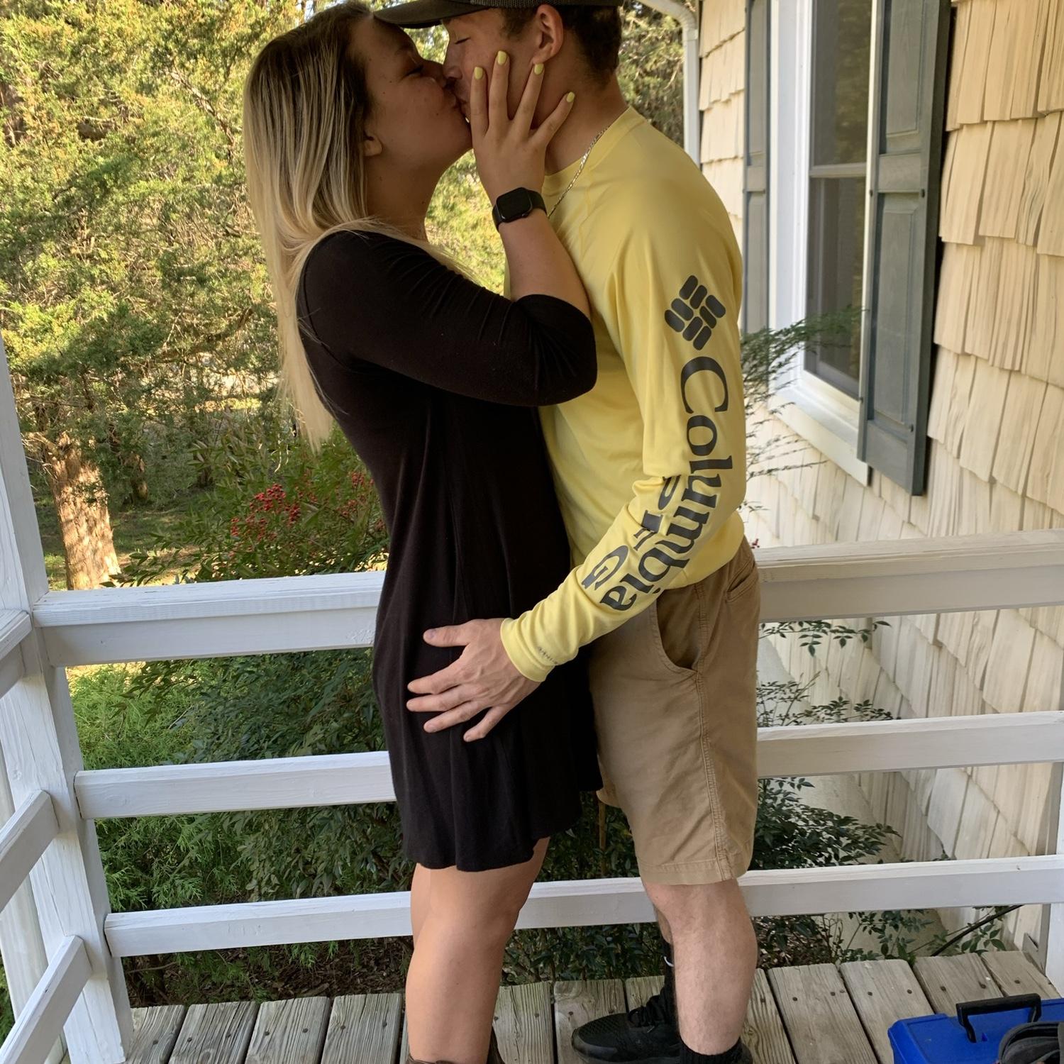 This was our first picture taken together as a couple