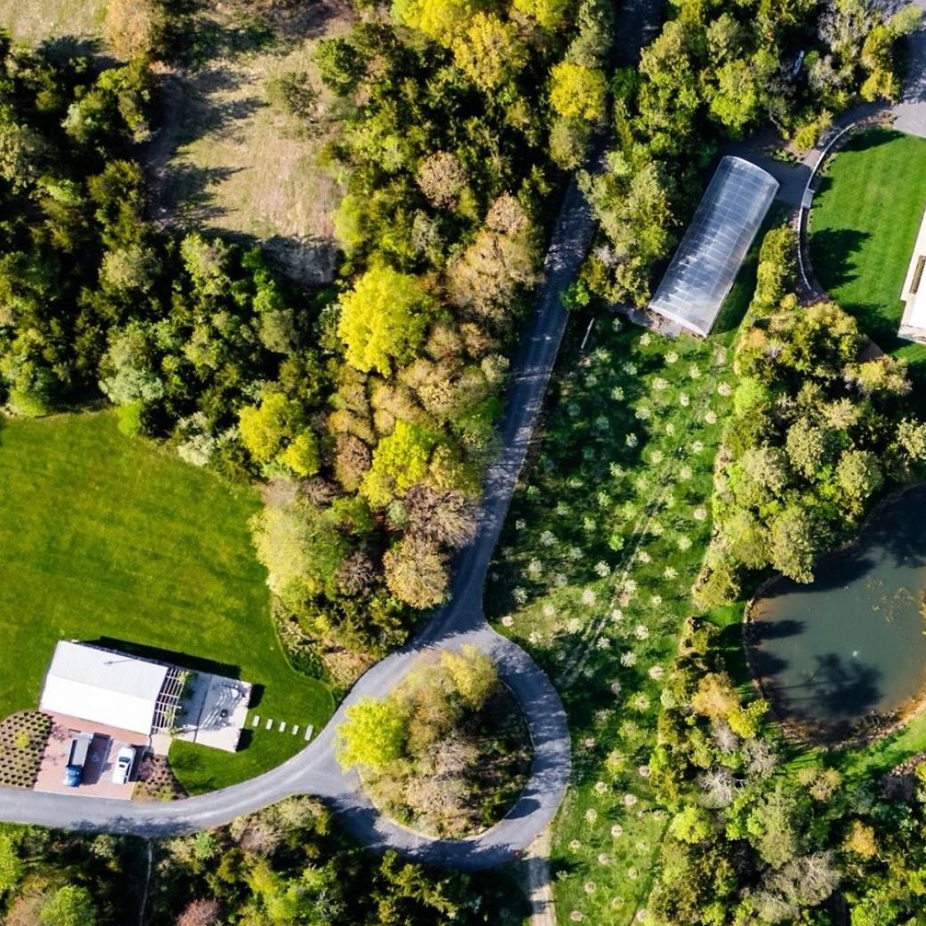 Venue overhead (From their Instagram @TheFarmOnMain)