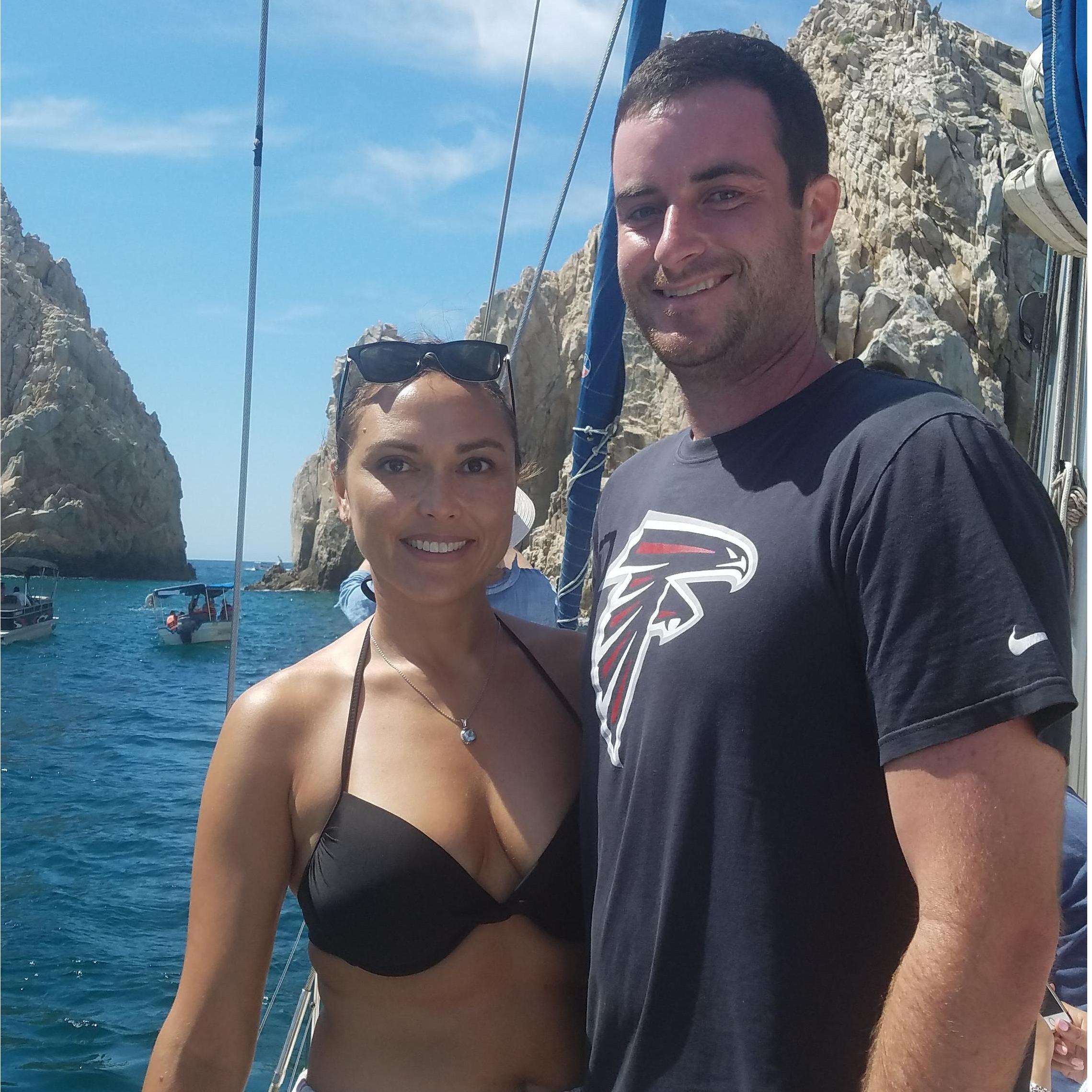 Lover's Arch in Cabo San Lucas. Our first real vacation together!