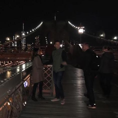 Some strangers congratulating us.