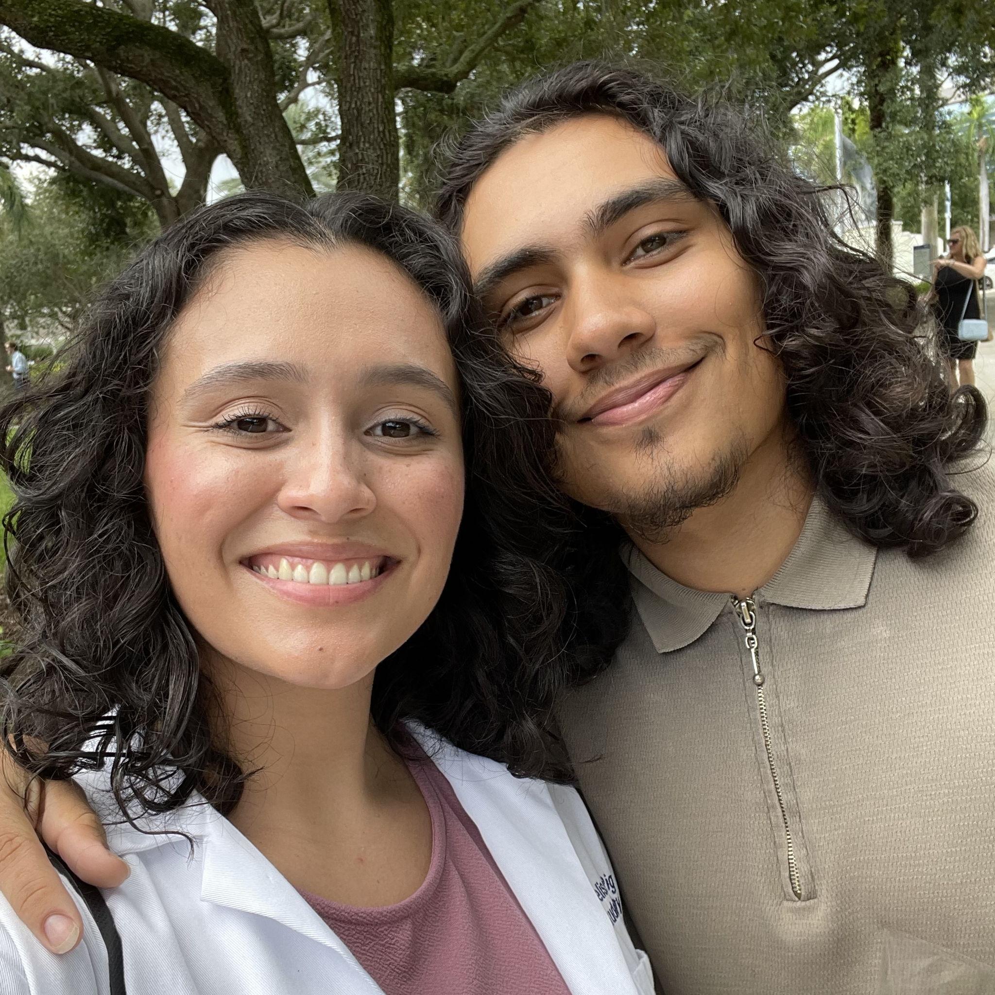 Our White Coat Ceremony in 2022 when Melissa started medical school
