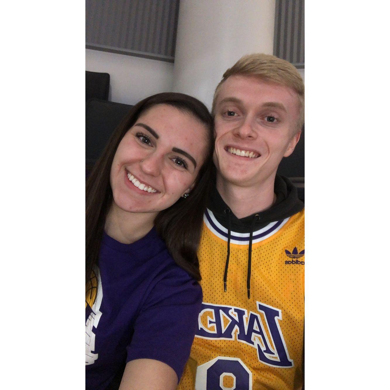 Laker's game for Shane's 19th birthday