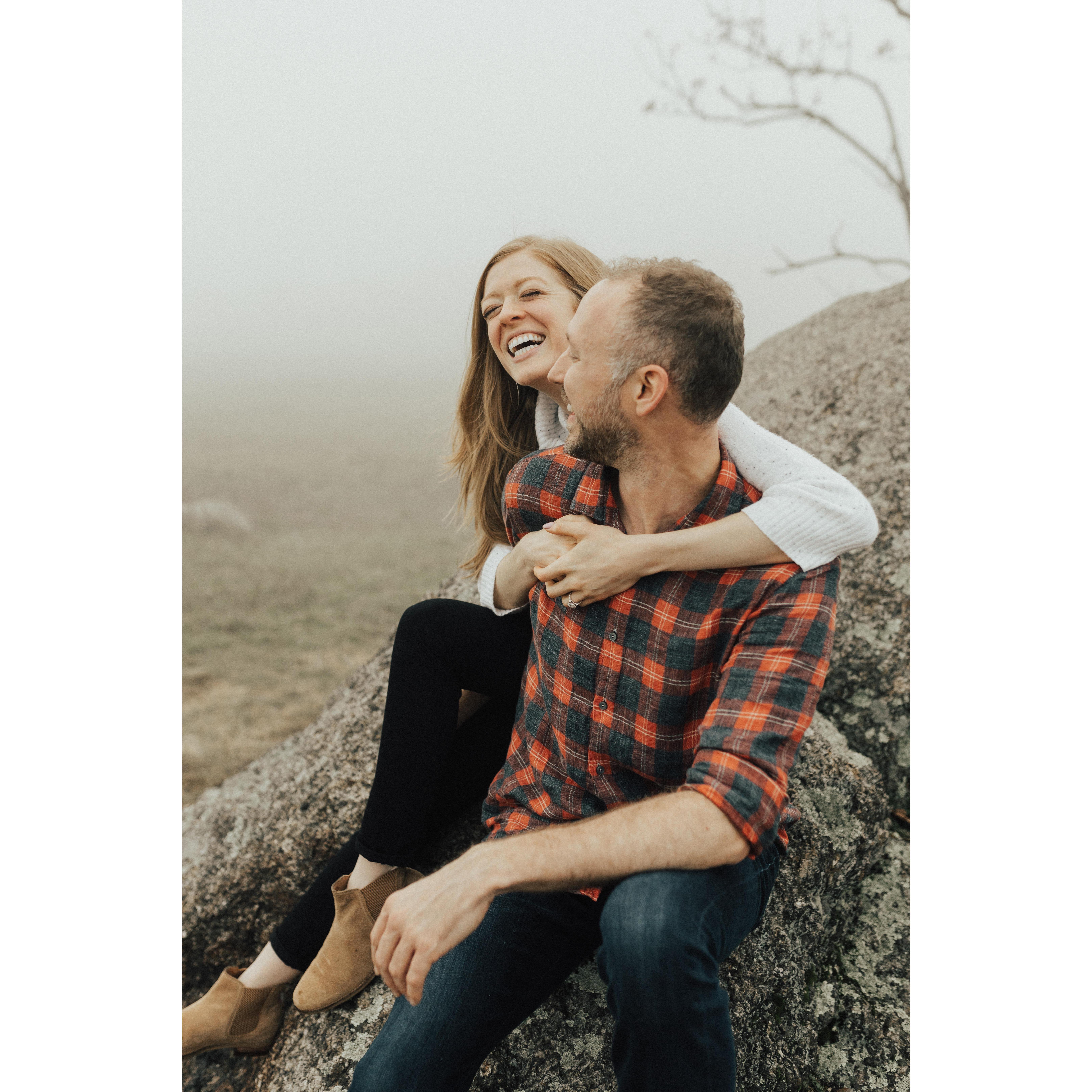 Engagement photos at Cole Mountain (Alexa Ann Photography)