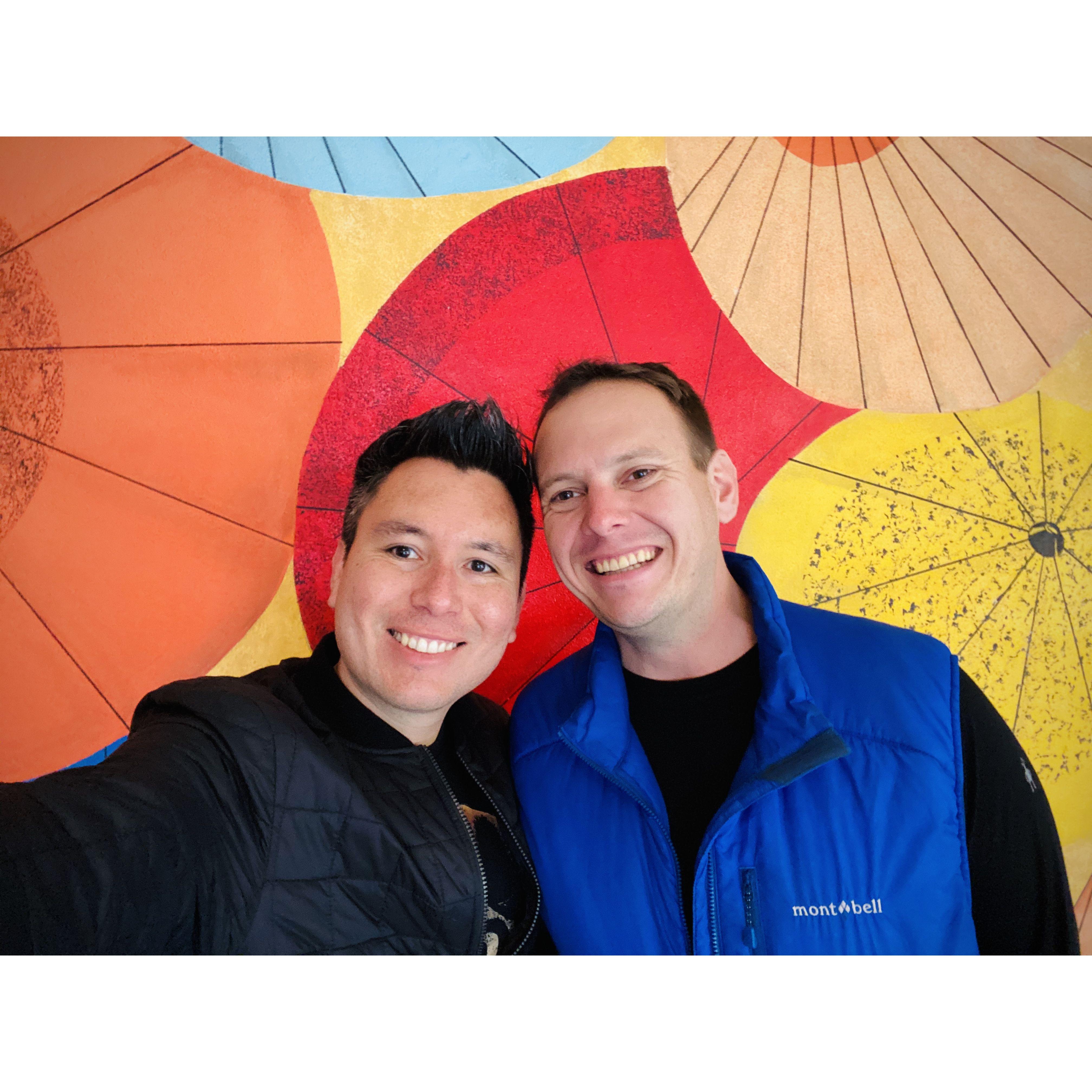 Our very first date.