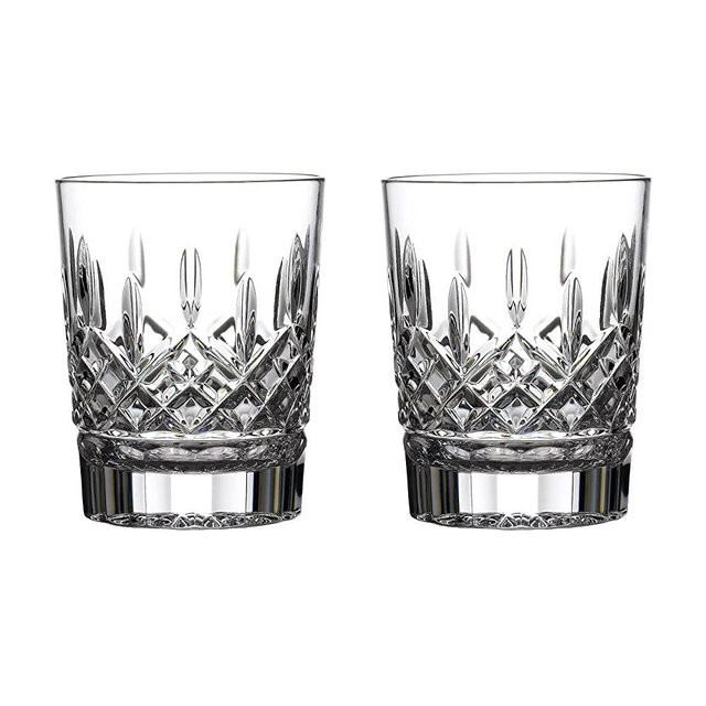 Waterford Lismore Double Old Fashioned 12oz Set/2