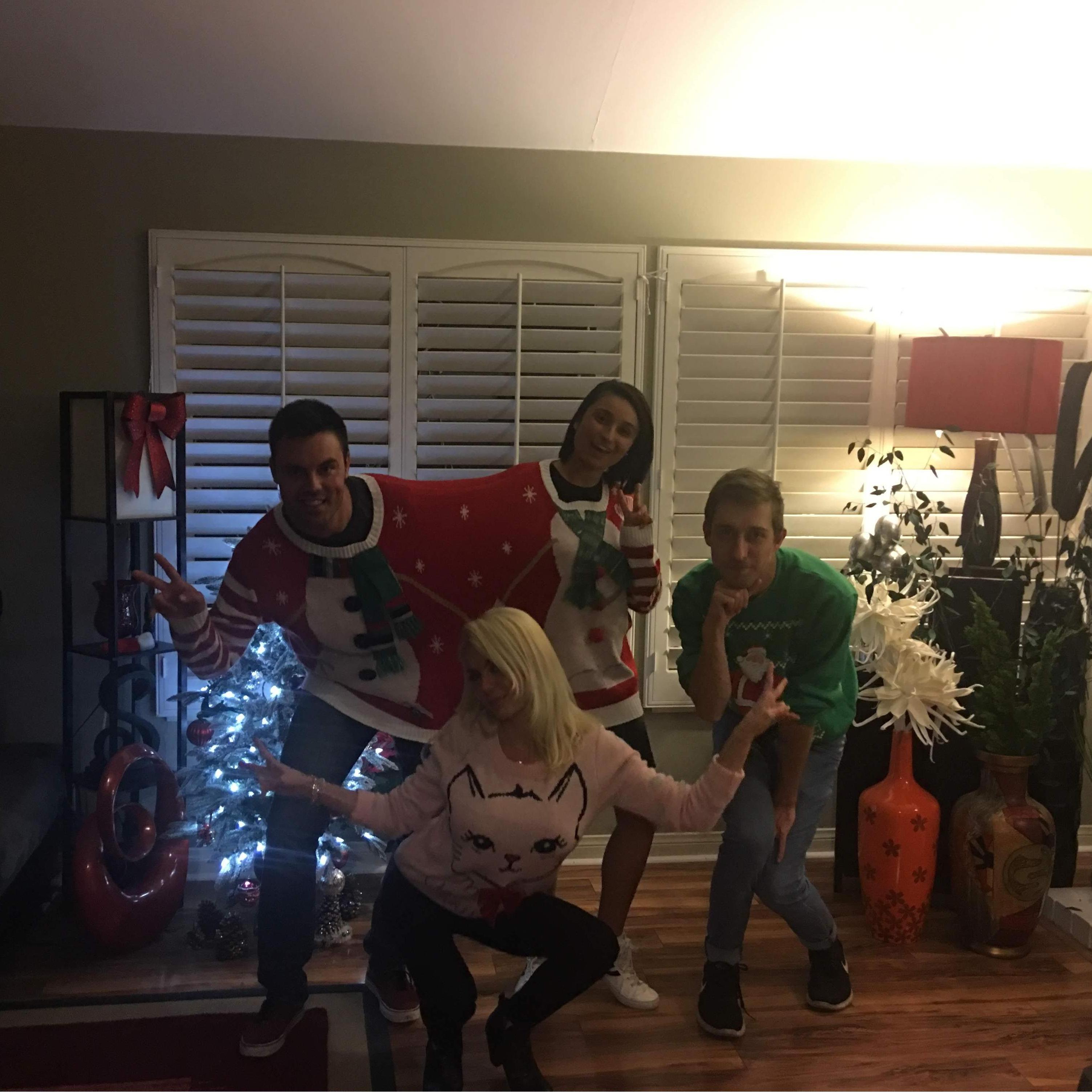 celebrating the holidays with our new family :)