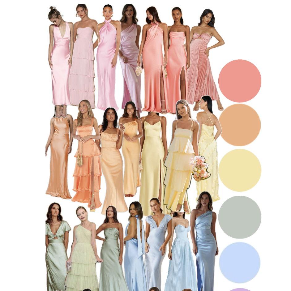 soft tropical colors