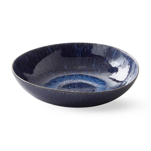 Reactive Glaze Serving Bowl, Blue