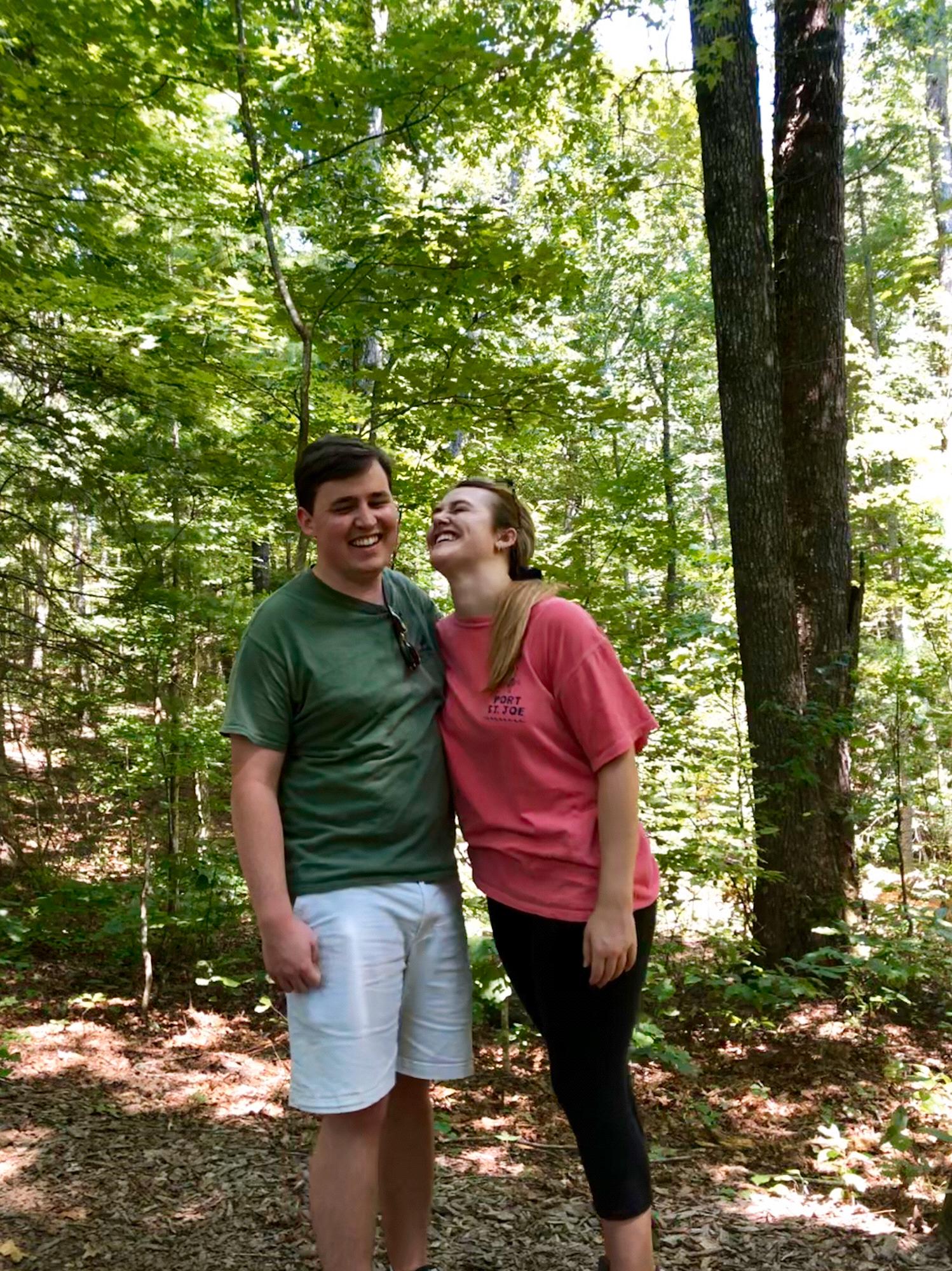 The moment I found out Daniel giggles while taking pictures