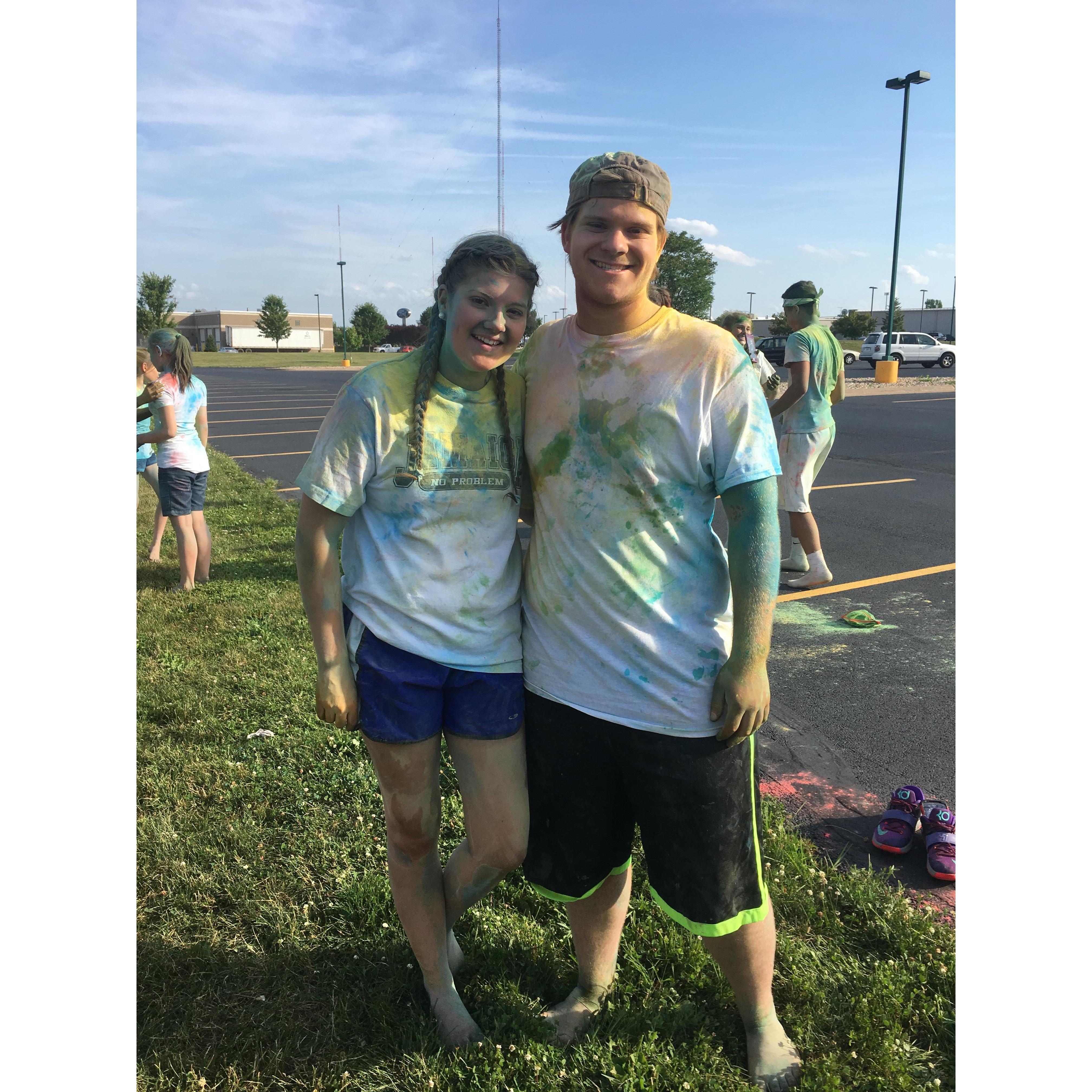 This was the very first picture that we took together as a couple. July 9, 2017