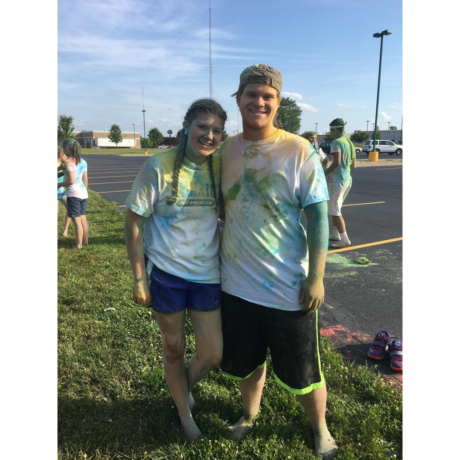 This was the very first picture that we took together as a couple. July 9, 2017
