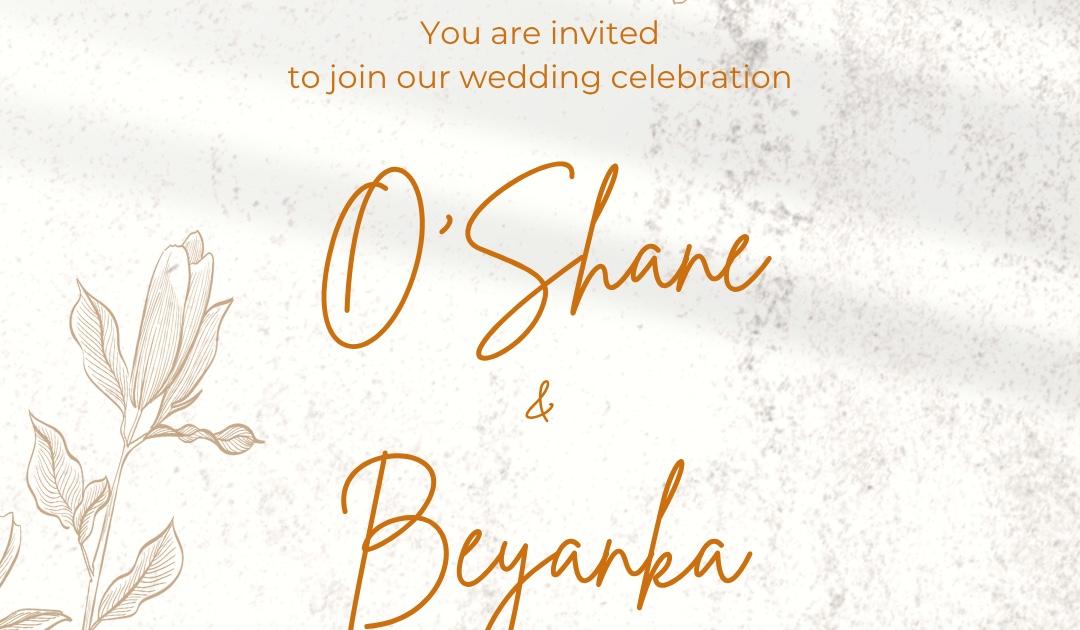 The Wedding Website of Beyanka Choy and O’Shane Richards