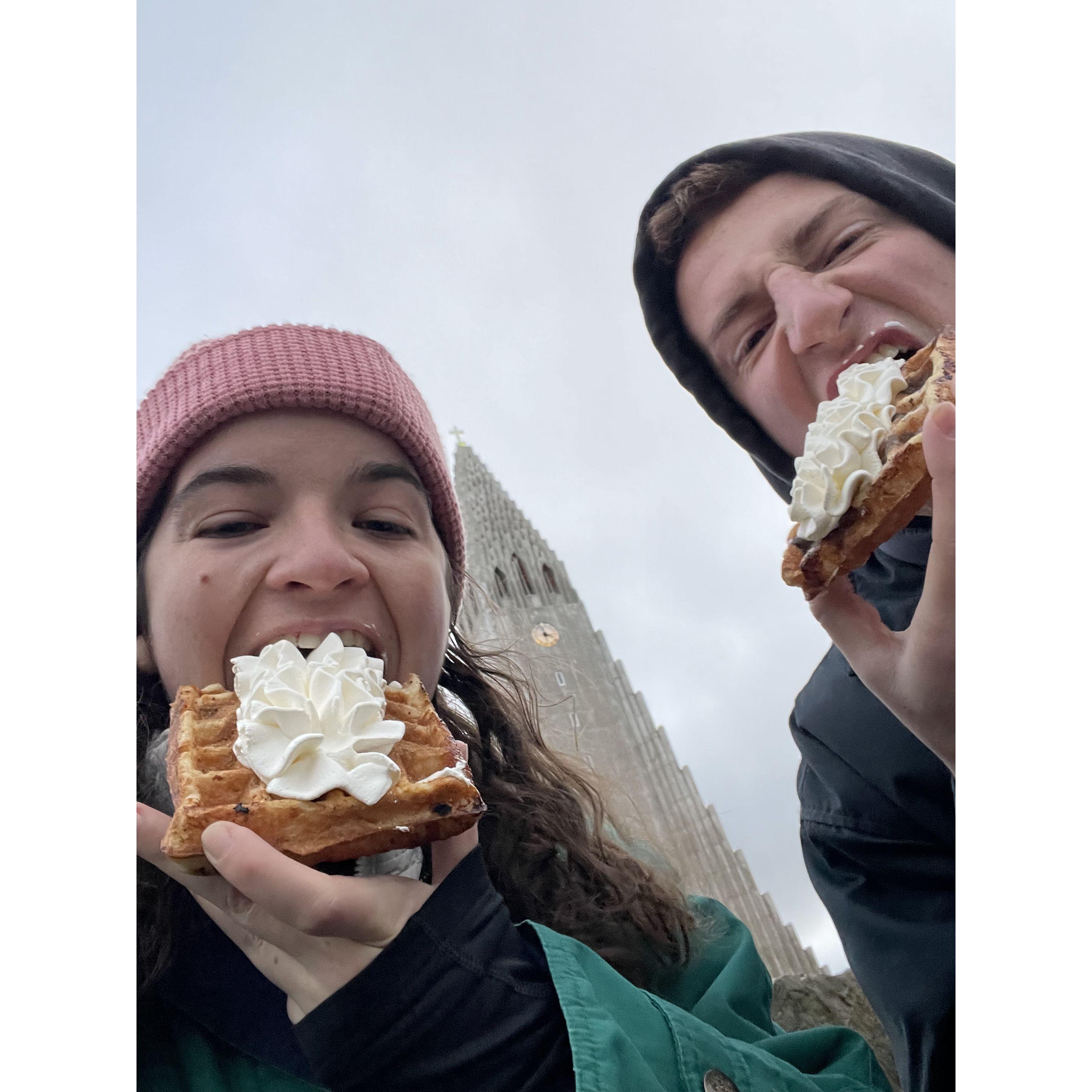 yummm iceland waffles