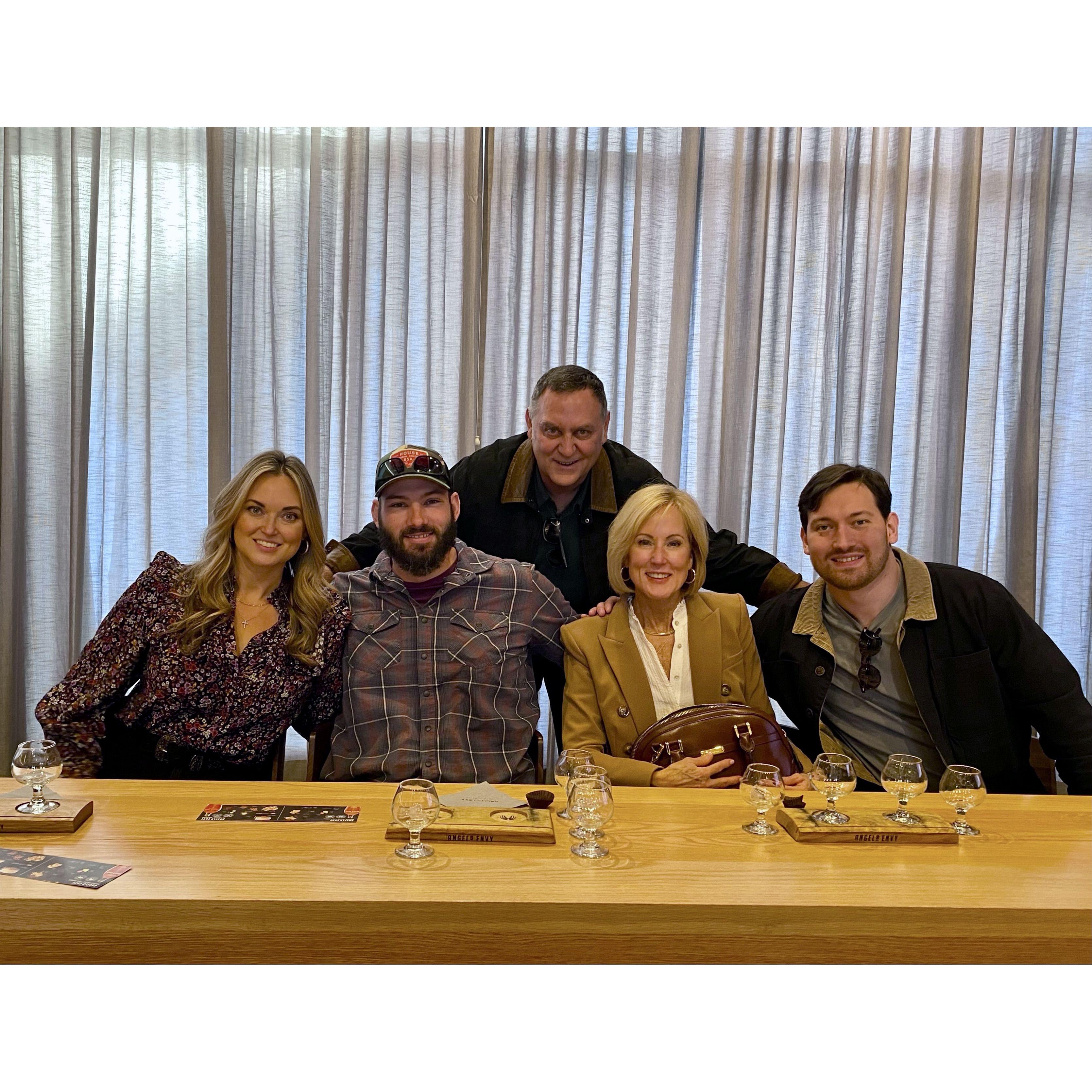 Logan’s trip to Louisville to see the Robbins and sneak in some bourbon tasting.
